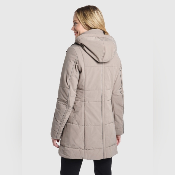 FRAUENSCHUH Marisa Luxury Gold Padded Hooded Winter Ski Snow Jacket Size M (2) - Picture 3 of 16